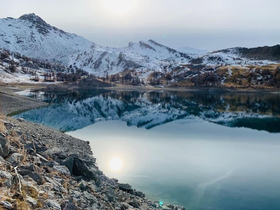 Studio De Charme Avec Vue Sur Le Val D'Allos, Parking Et Wifi Gratuit Exterior foto