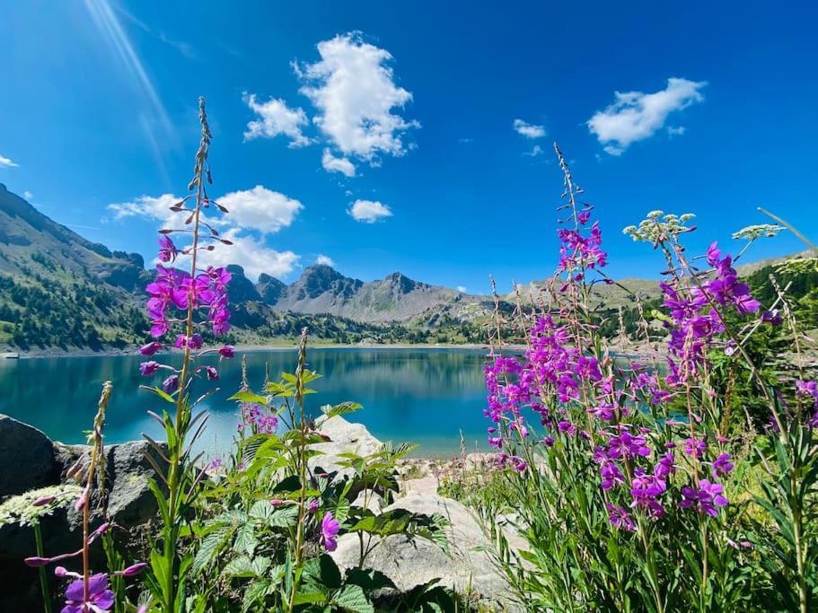 Studio De Charme Avec Vue Sur Le Val D'Allos, Parking Et Wifi Gratuit Exterior foto