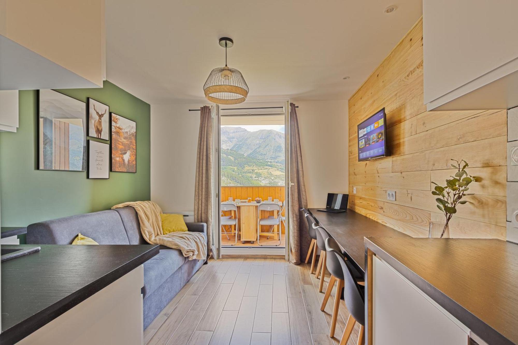 Studio De Charme Avec Vue Sur Le Val D'Allos, Parking Et Wifi Gratuit Exterior foto